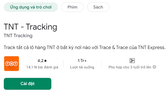 Thông tin chung về ứng dụng TNT Fedex Express