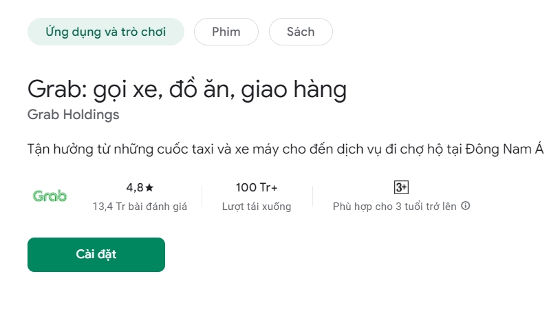 Thông tin chung về Grab Ứng dụng đặt xe công nghệ hàng đầu