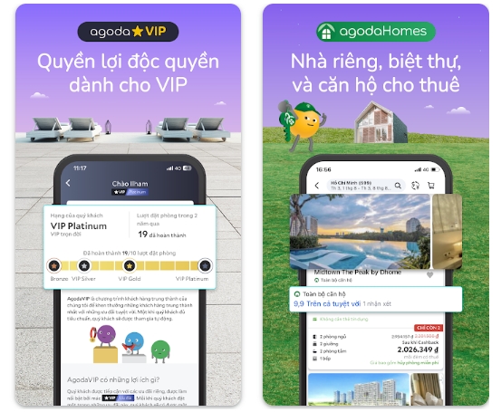 Agoda cung cấp thẻ VIP với các quyền lợi đặc biệt danhg riêng cho khách VIP