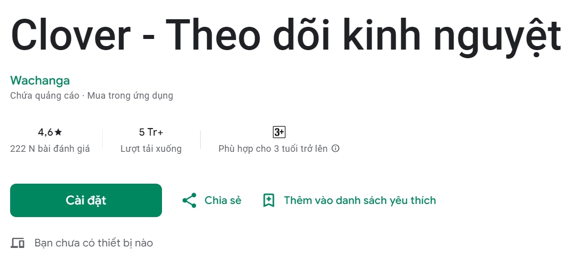 Một trong những ứng dụng được đánh giá cao của Wachanga