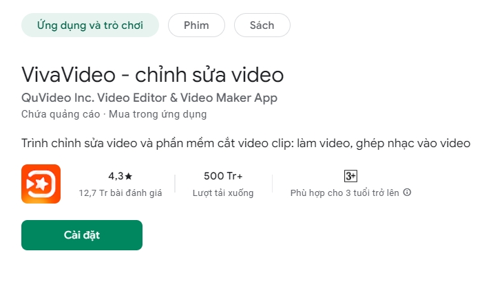 Trình chỉnh sửa video chuyên nghiệp VivaVideo