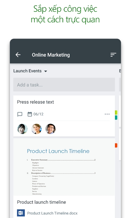 Ứng dụng quản lý công việc Microsoft Planner có cách sắc xếp công việc một cách trực quan