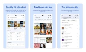 Ứng dụng quản lý Files By Google trên di động