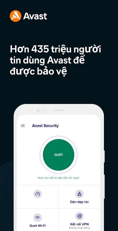 Hiện đã có gần 500 triệu người dùng trên toàn thế giới tin tưởng lựa chọn ứng dụng Avast để bảo vệ thiết bị của mình.