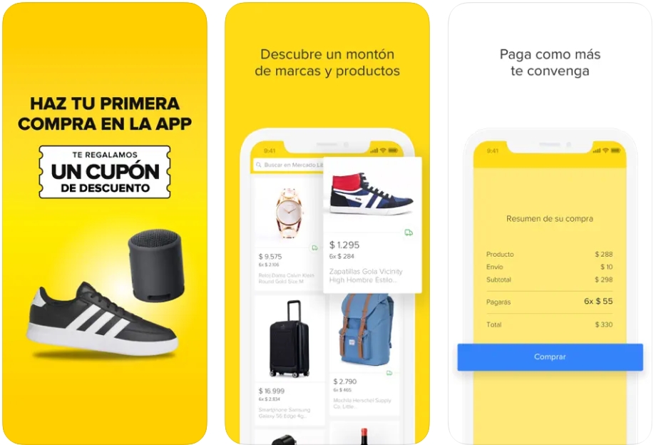 Giá trị đơn hàng được thống kê rõ ràng mercadolibre