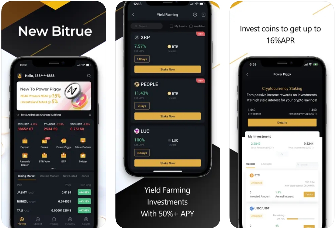 Bitrue được thiết kế đẹp mắt, dễ nhìn, dễ sử dụng - Đăng ký sàn Bitrue bằng sim ảo