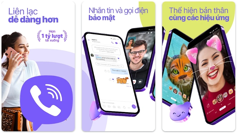 Mọi thông tin các nhân trên Viber đều được bảo mật tuyệt đối